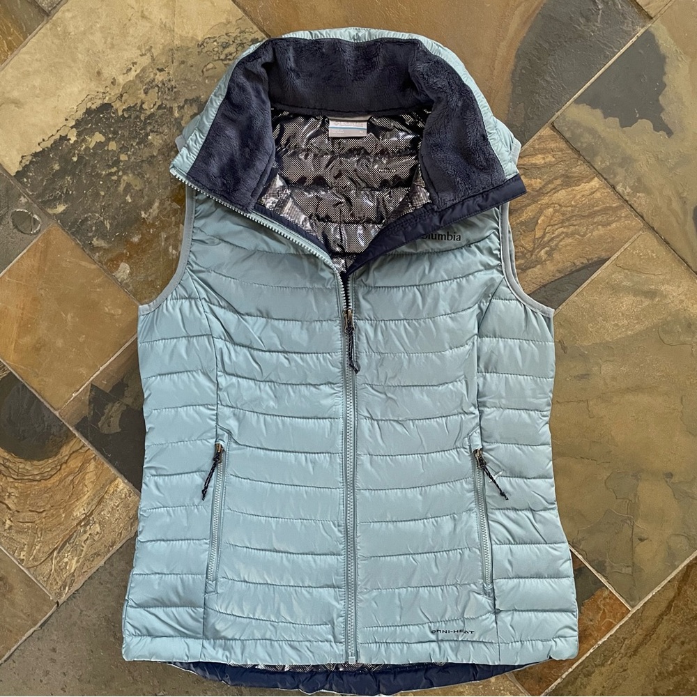 Columbia•NWOT•M•Omni-Heat Powder Lite PACKABLE Vest•Perfect Base or Outer Layer